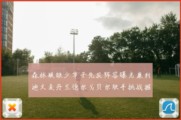 森林狼缺少华子先发阵容曝光康利迪文麦丹兰德尔戈贝尔联手挑战掘金